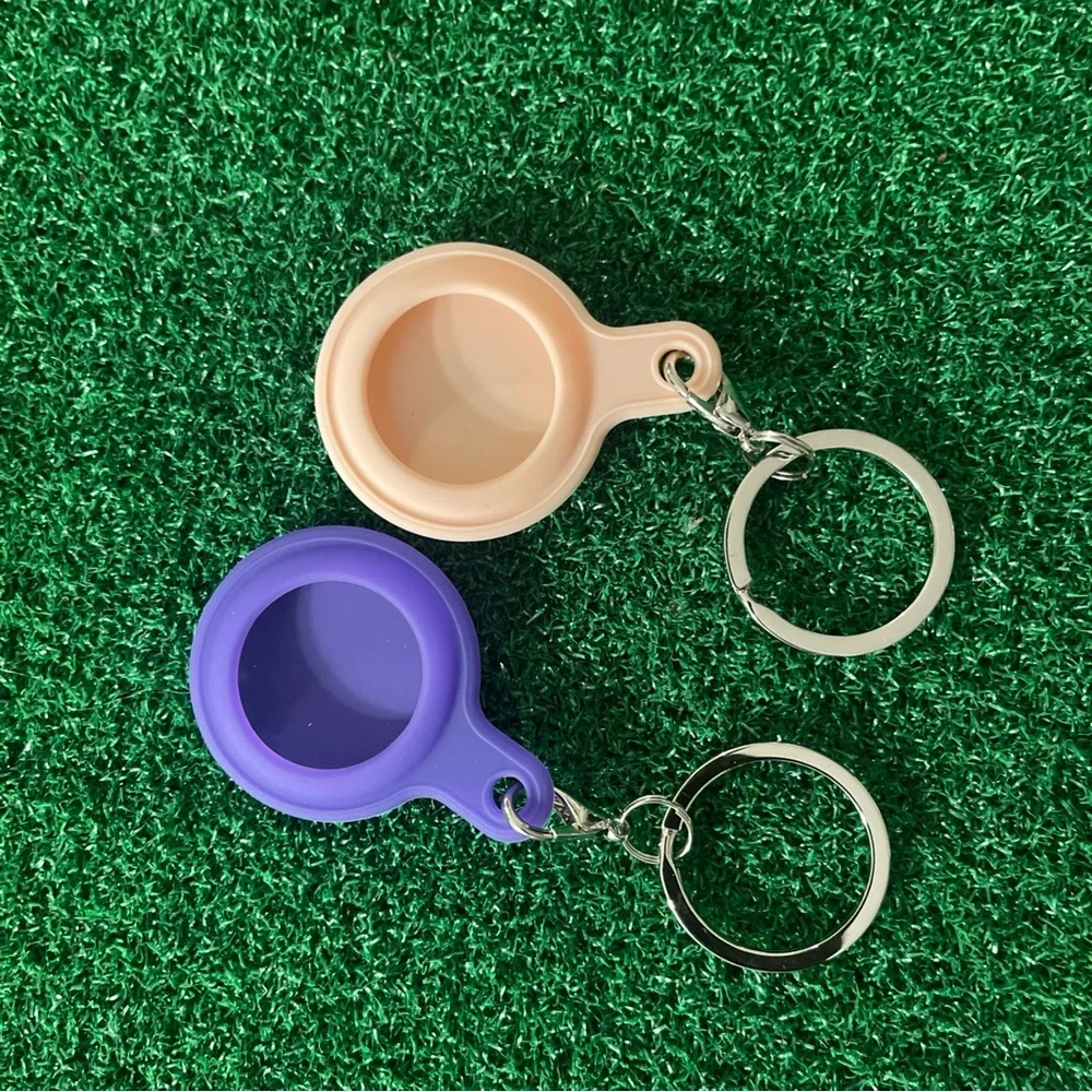 Apple AirTag Silicon Key chain-Any color